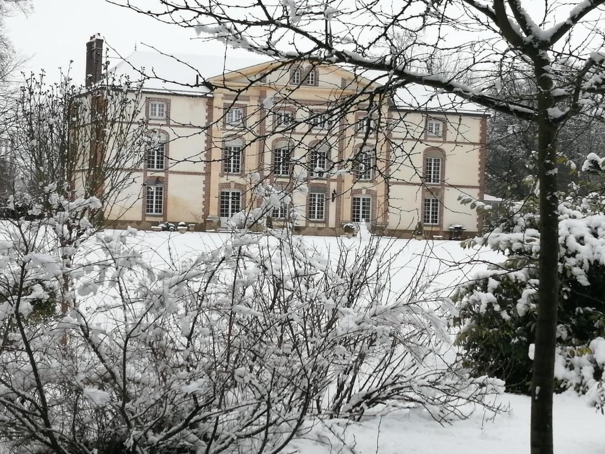 Chambre Le Notre Le Domaine Des Jardins De Bracquetuit Exterior foto